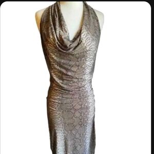 NWOT MK bodycon dress snake print